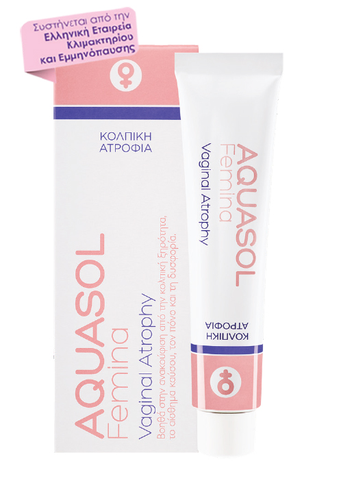 GALENICA - AQUASOL FEMINA Vaginal Atrophy Εξειδικευμένη κρέμα κολπικής ξηρότητας & ατροφίας - 30ml